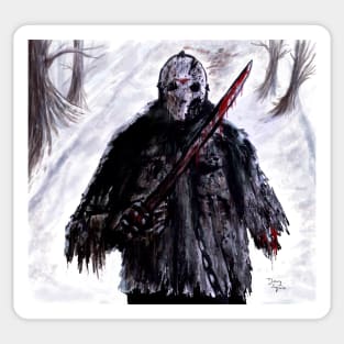 Jason vs Freddy Ice Storm Sticker